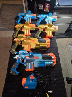 Nerf /Tiger Electronics Lazer Tag sets.