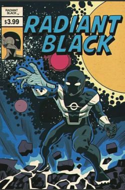 Radiant Black #1, Rare Costa Retro variant cover only 500 made!