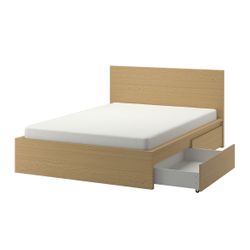IKEA Queen Size Mattress And Frame 