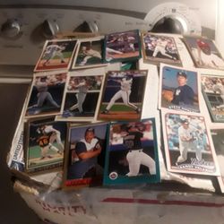 Baseball Cards Of All Kinrs Of Players 