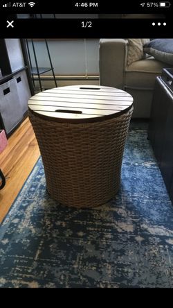 Side table basket