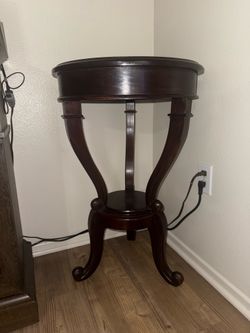 Dark Wood Accent Table