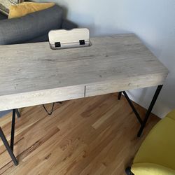 Oak MCM Work Desk