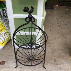 Roaster Fruit Basket rot Iron