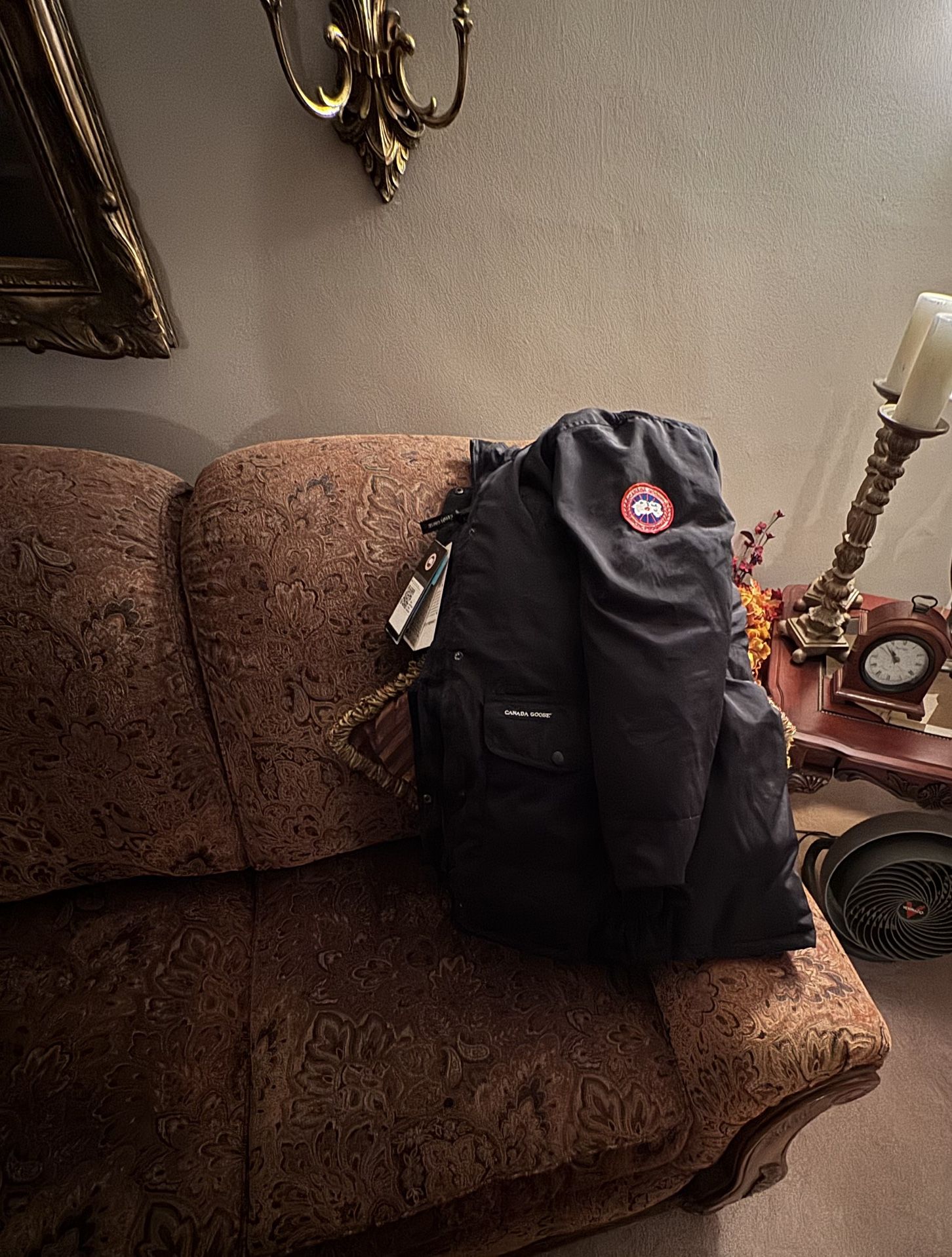 Canada Goose Black Down Hooded Parka Coat XSmall/Petite