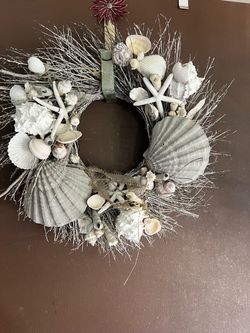 Coastal Seashell Twig Wreath