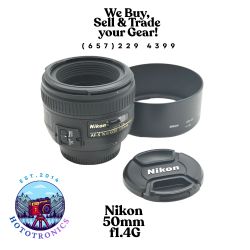 Nikon AF-S FX NIKKOR 50mm f/1.4G Lens