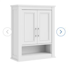 Allen and Roth Crest Hill Bathroom Wall Cabinet