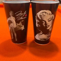 Marilyn Monroe Drinking Glasses 