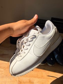 Youth Nike Cortez - All White