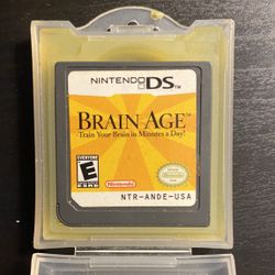 Brain Age Train Your Brain In Minutes A Day For Nintendo DS