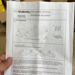 Subaru Ski Carrier
