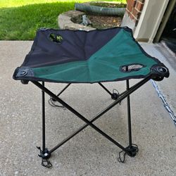 Great Basin Folding Camping Table with Carry Bag 19w x 19d x 18h