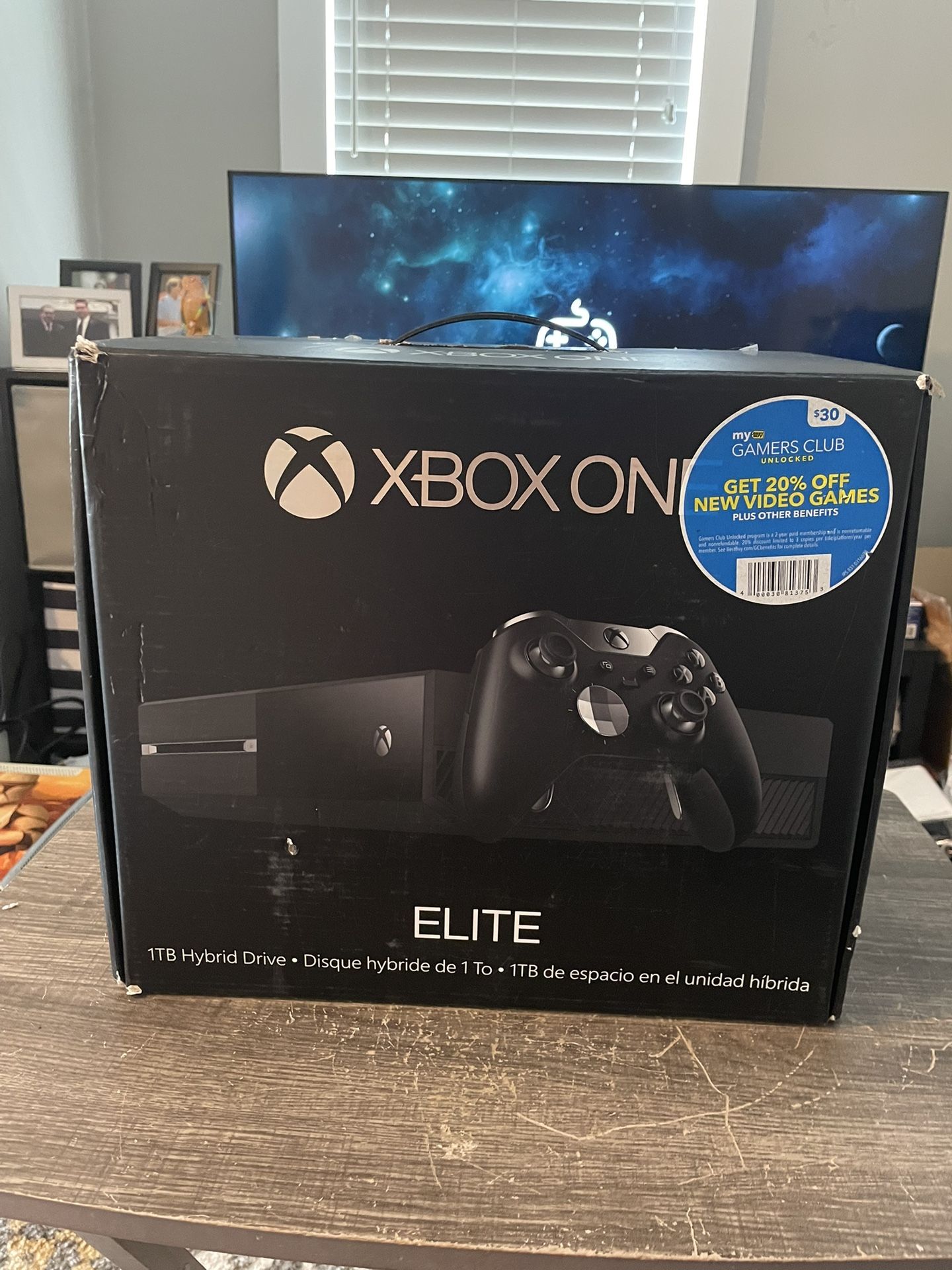 Microsoft Xbox One Elite 1 Tb Hybrid Drive Console W/ Elite Controller Tested