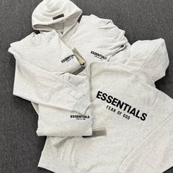 Light Oat Essentials Hoodie