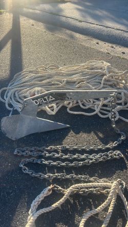 Boat Anchor and 200 foot rope