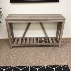 For Sale Gray 52”wX14”dX32”h Console Table 