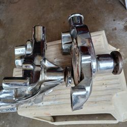 Ponpas De Agua De Cromo Para Chevy Motor 350