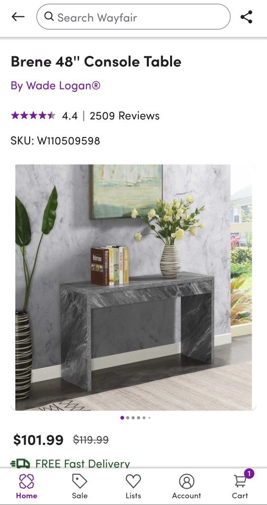 2 Console Tables