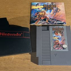 Castlevania III Dracula’s Curse w/Manual For Nintendo NES