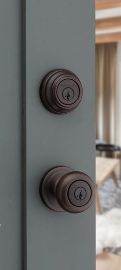 Kwikset juno bronze smartkey door lock sets