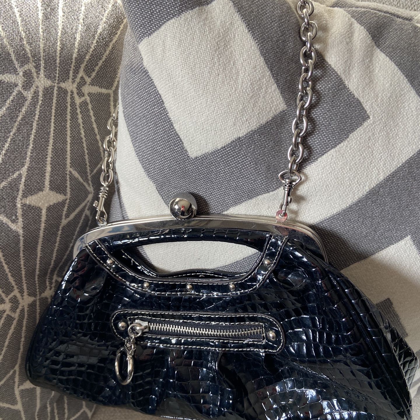 New Kathy Van Zeeland Black Purse