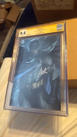 CGC 9.4 Batman comic book, signed