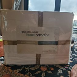 Call king sheet set white