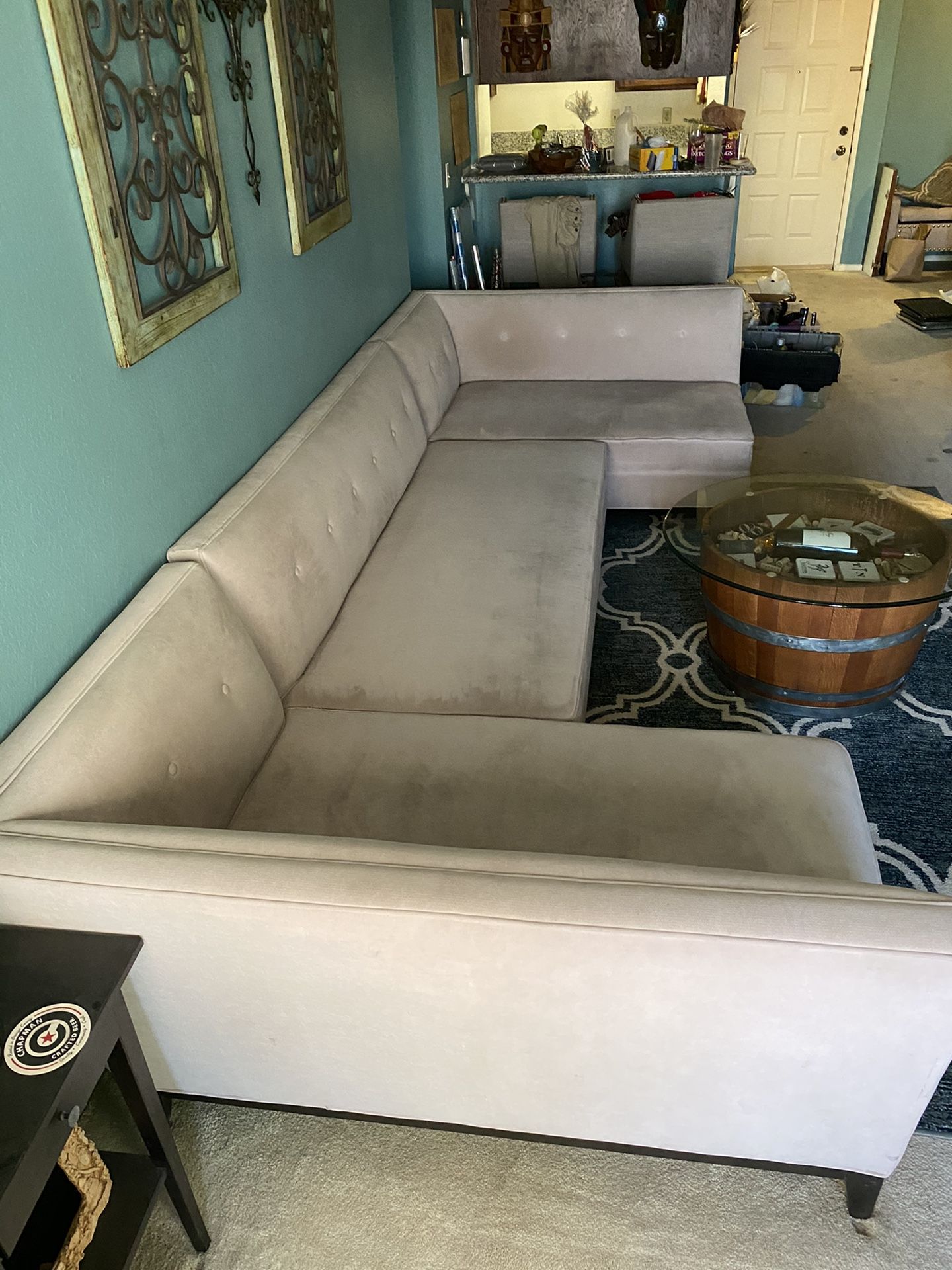 Sectional couch 3 piece from Living Spaces $399 OBO