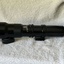 Cambron F8 500mm Telephoto Lens With Mount And Case
