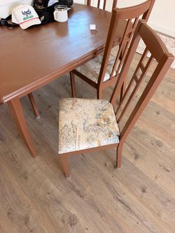 Table and chairs