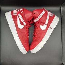 Nike Air Force High Supreme Red 