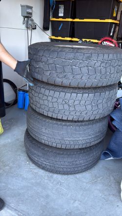includes rims and sensors 265/70R17 AND 245/75R17 includes rims and sensors