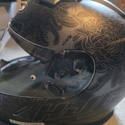 HJC Motorcycle Helmet Lotus Flower
