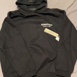 Black Essentials Hoodie 