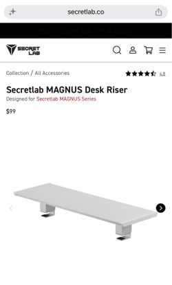 Secretlab MAGNUS Desk Riser - Pure white