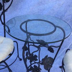 Wine bistro table & chair 3 piece set