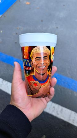 McDonald's World Cup collectable cup Lamine Yamal