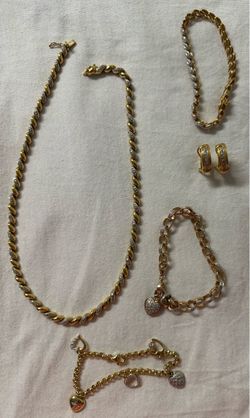 Gold plated 925 jewelry *price drop* $100