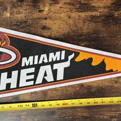 Miami Heat NBA Basketball Pennant just $5