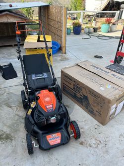 Shop YARDMAX 22 in. 201 cc SELECT PACE 6 Speed CVT High Wheel RWD 3-in-1 Gas Walk Behind Self Propelled Lawn Mower Questions & Answers (265)