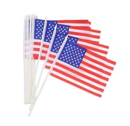 Small American Flag on Stick 8"x5"(12ct) - New Year’s Sale