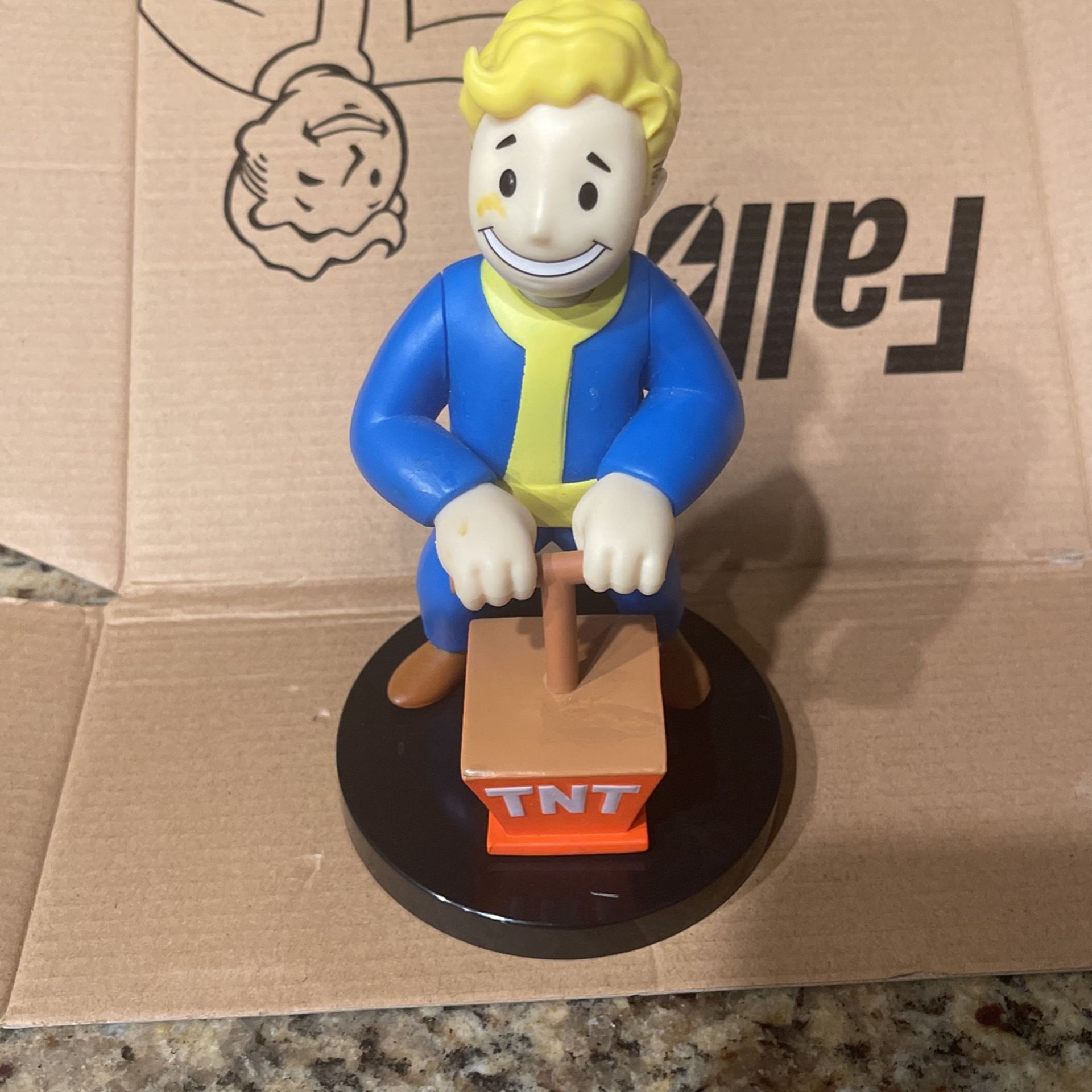 Fallout Vault Boy Demolitions Perk Small Statue