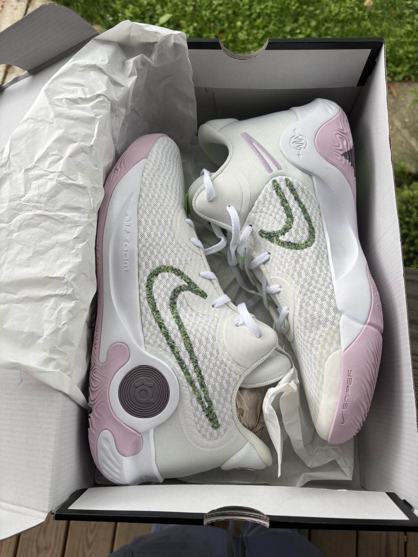 KD Trey 5 IX White Lime Light Purple 
