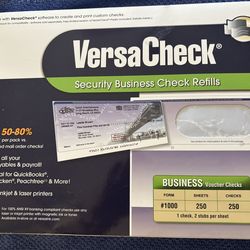 VersaCheck Security Business Check Refills