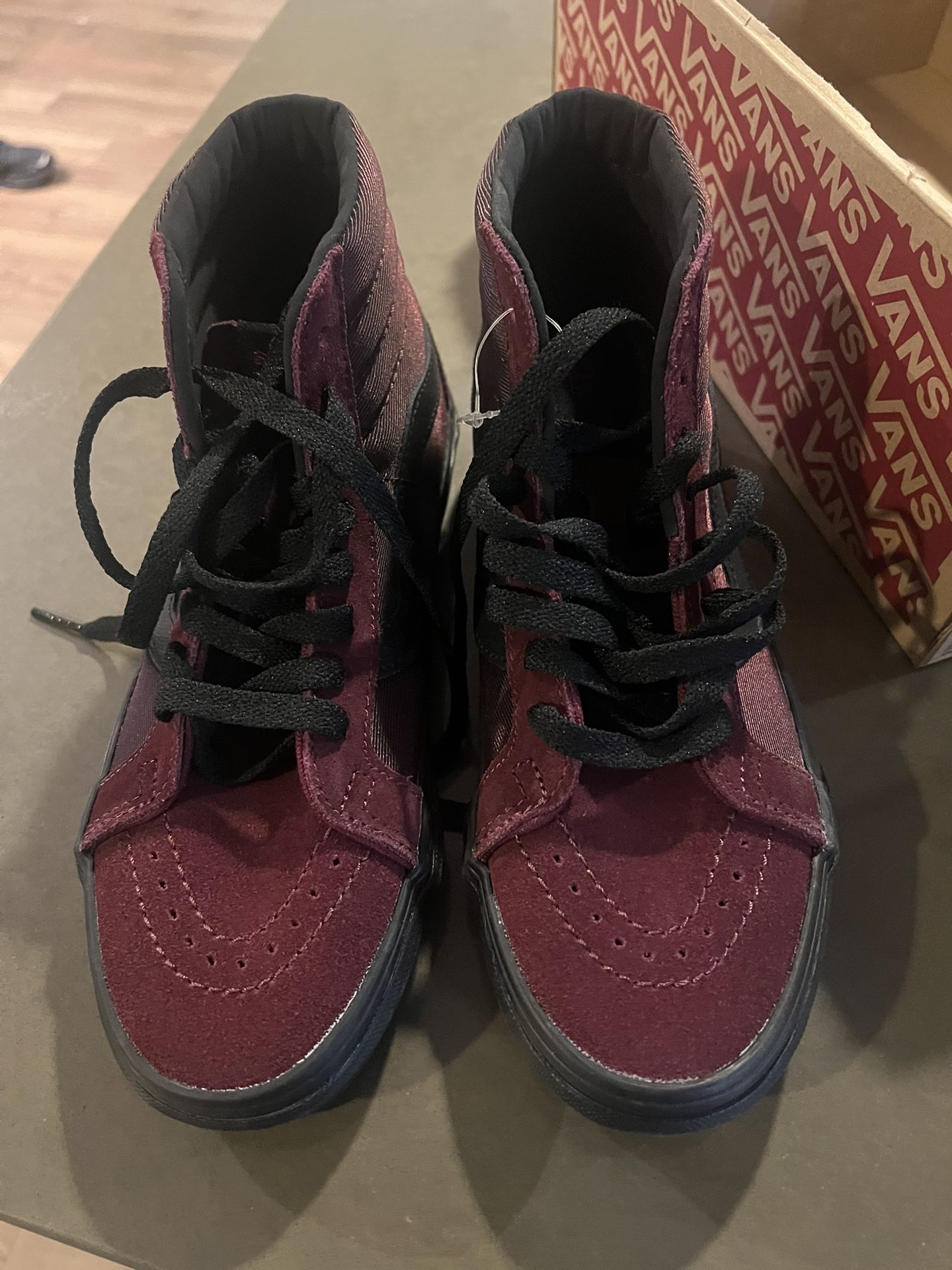 Burgundy Vans