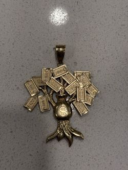 XXL money tree pendent