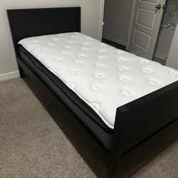 Twin Bed With Mattress 