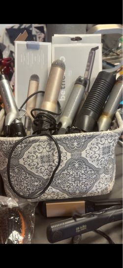 Curling Irons Used AndI Straightner Used 2 Times
