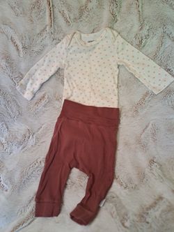 Baby Onesie And Pants Outfit
